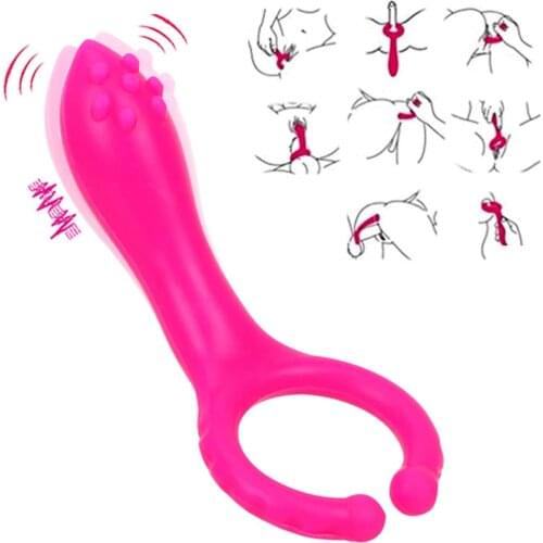 Womens Masturbation Vibration G-spot Stimulates Silicone Vibration Clip Couples Fun Sex Toy