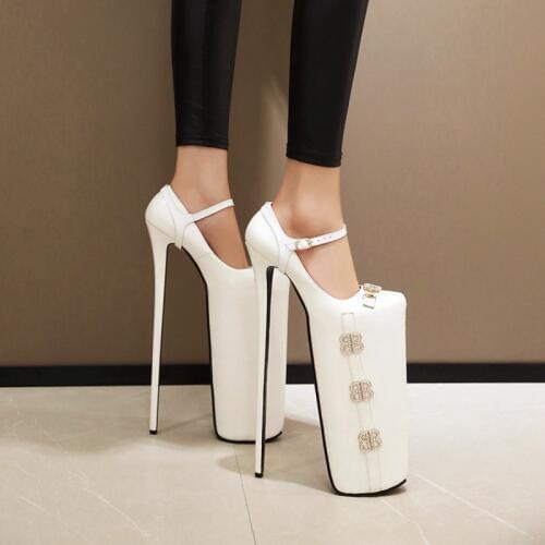 Sexy Plus size 33-50 Women 30cm Heels Super High Heel Steel Waterproof Platform Pipe Dance Celebrity Shoes woman ym-350-1
