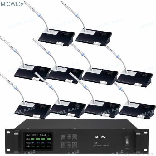 100% Genuine MiCWL Digital Wireless Gooseneck Microphone Conference Audio Meeting Room System President Delegate A10M-A102