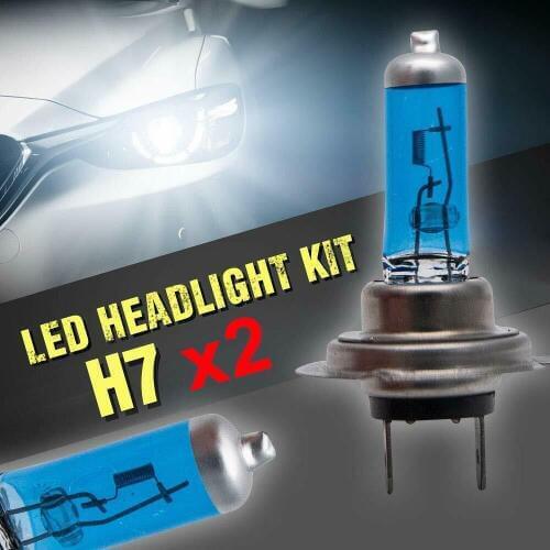 2Pcs Super White Halogen Bulb H1 H3 H4 H7 H11 H15 White 5000K 100W 12V Car Headlight Lamp