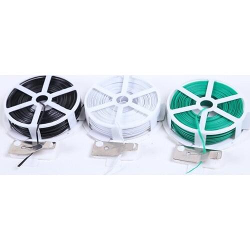 50m Twist Cable Reel With Cutter Wire Garden Line Home Gardening Supplies For Bind