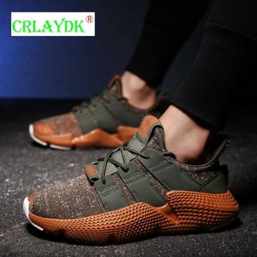 CRLAYDK Trending Mens Breathable Mesh Casual Shoes Shock Absorbing Wear Resistant Running Sneakers Sport Trainers Sapatos Homem