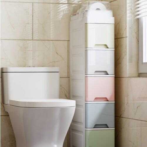 GY Bathroom Storage Rack Toilet Corner Washing Machine Locker Storage Rack