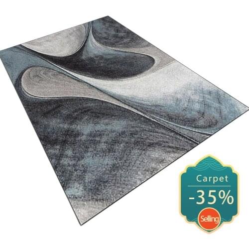 Rugs For Bedroom Modern Nordic Abstract Area Carpet Home Non-Slip Bedside Floor Mat Irregular Ink Pattern Living Room Decoration