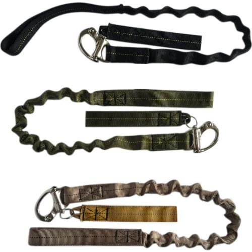Multi-function Outdoor Hunting Military Tactical Gun Pistol Airsoft One Point Sling Adjustable Rifle Rope With Metal Hook