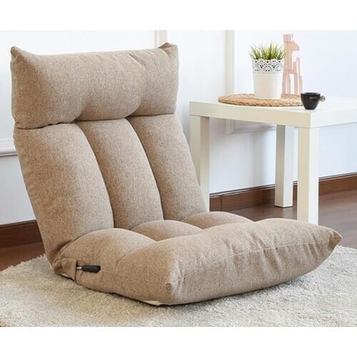 Floor Chair Adjustable Backrest and Headrest Folding Lazy Recliner Floor Seating Sofa Chair for Reading TV Watching Meditating