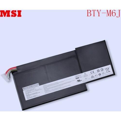 New Original Laptop replacement Li-ion Battery BTY-M6J for MSI GS63VR GS73VR 6RF GS43VR series 11.4V 64.98Wh 5700mAh