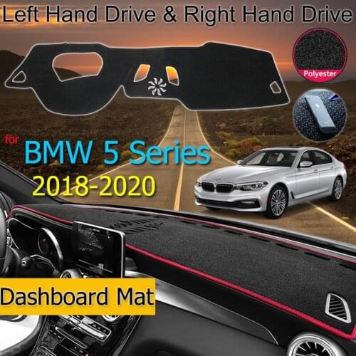 For BMW 5 Series G30 2017-2020 Anti-Slip Mat Dashboard Cover Pad Dashmat Carpet Cape Accessories 520i 525i 530i 540i