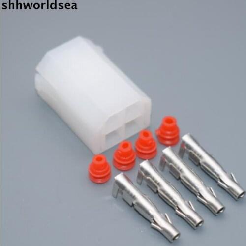 Shhworldsea 5/30/100sets 2.3mm 4pin car Oxygen sensor connector