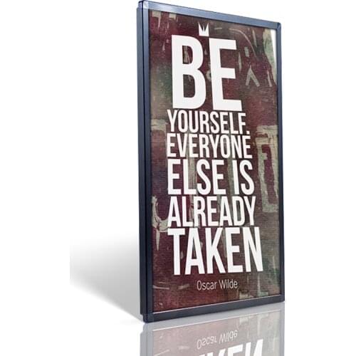 Menu board led signboard for fast food menu