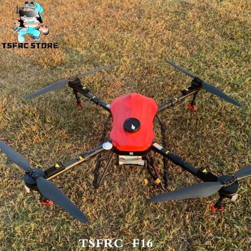 TSFRC F16 16L Smart agricultural drone 16kg for Farm Use drone Frame including FOC 120a ESC, nozzle and 10010 100kv motor