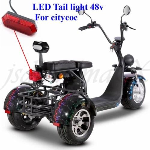 48V LEDTail light,Night safety tail light,suitable for Citycoco Electric scooter