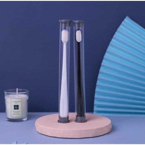 1Pc Ultra-fine Soft Toothbrush Antibacterial Protect Gum health Travel Portable Tooth Brush Oral Hygiene Tools