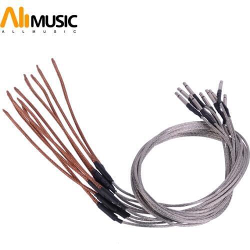10 Pcs Acoustic Guitar Under saddle Cable Piezo Pickup For EQ,Transducer Sensitivity Piezo Bridge Pickup Cable