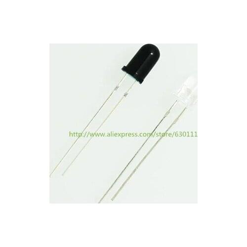 100pairs LED 3mm 940nm Infrared Emitting & Receiving Diode Round Tube Light