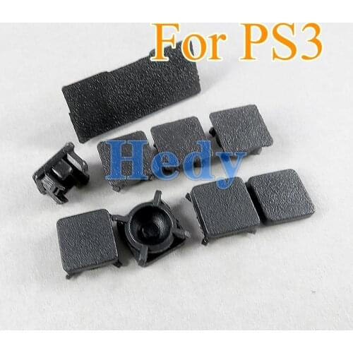 30sets/lot 9 in 1 Full set dust plug cover Screw Plastic Plug Feet Cover Set For PS3 Slim Console OCGAME