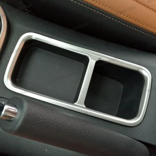 Lsrtw2017 stainless steel car cup frame trims for chana cx70 cx70t 2016 2017 2018 2019 2020 2021 accessories central control