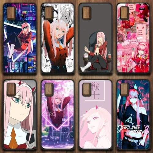 Anime girl Hiro Zero Two Darling In The Franxx Phone Case for Samsung A91 01 10S 11 20 21 31 40 50 70 71 80 A2 CORE A10