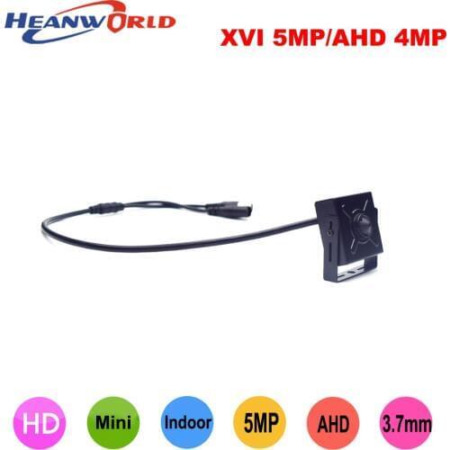 Heanworld Mini CCTV Camera AHD 4MP XVI 5MP indoor analog camera home security camera use for house Surveillance