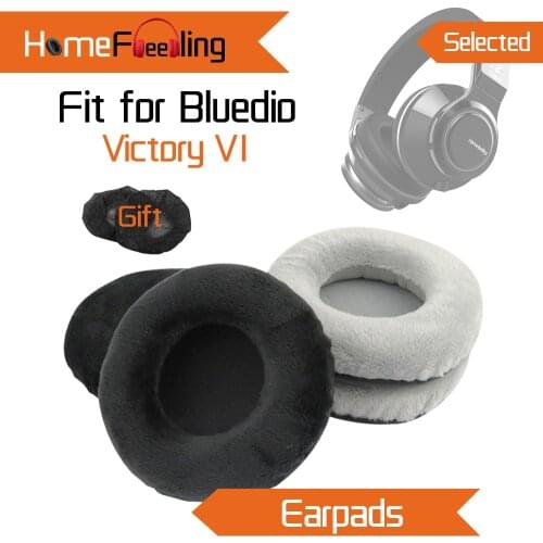 Homefeeling Earpads for Bluedio Victory V1 Headphones Earpad Cushions Covers Velvet Ear Pad Replacement