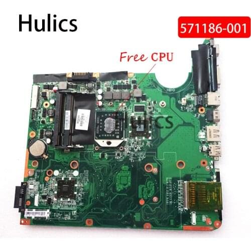 Hulics Original For HP DV6-2000 Laptop motherboard 571186-001 571186-501 571186-601 DA0UT1MB6E0