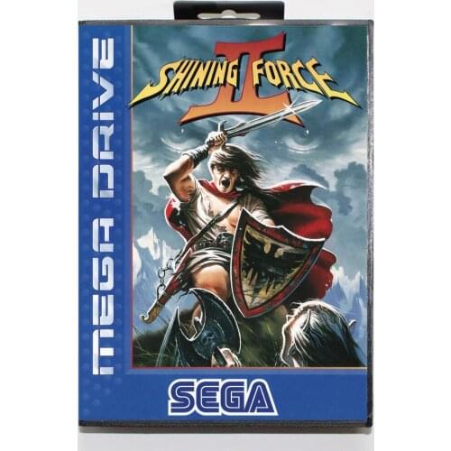 New Arrival Shining Force 2 Game Cartridge 16 bit MD Game Card With Retail Box For Sega Mega Drive For Genesis