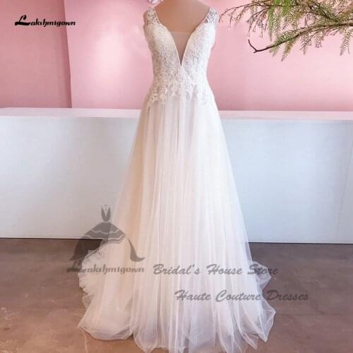 Lakshmigown Full Sexy Bridal Dress Lace Mermaid Wedding Gowns Open Back Robe Mariee 2019 Formal Wedding Dresses Spaghetti Straps