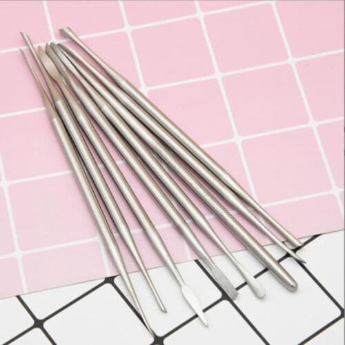Soft clay clay silver stainless steel shaping tool hand-made sculpture handmade model metal sculpture tool soft clay tool