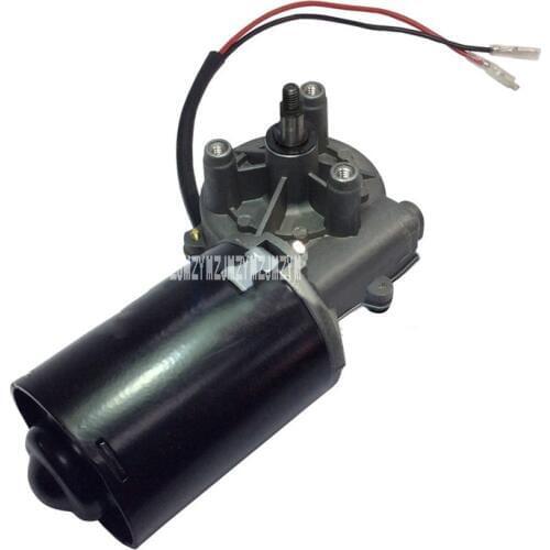 New DC Gear Motor High Torque 6N.m Garage Door Raplacement Electric Right Angle Reversible Worm Gear Motor 5A 12V/24V 30W 50RPM