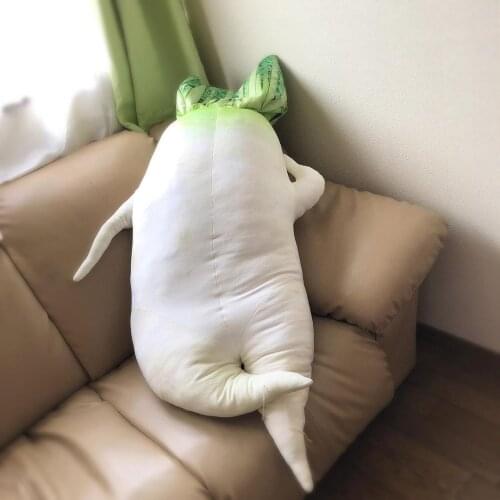 30-120cm Hug Radish Pillow Cute Funny Radish Plush Toy Soft Sexy Radish Bedroom Cushion Birthday Gift For Kids Cosplay Plushies