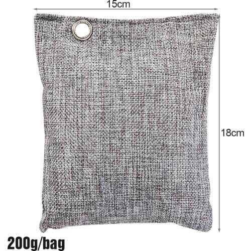 Bamboo Charcoal Bag Smelly Removing Activated Carbon Closets Shoe Deodorant Deodorize Wardrobe Hanging Desiccant Absorber 1Pc