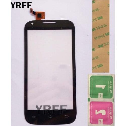 4.5" Touch Panel Screen For Fly IQ4406 IQ 4406 ERA Nano 6 Touch Screen Digitizer Front Glass Sensor Touchscreen Mobile 3M Glue