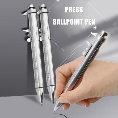 Vernier Caliper Roller Ball Pen Gel Ink Pen Vernier Caliper Roller Ball Pen Stationery Ball-Point Portable Ball-Point Gift