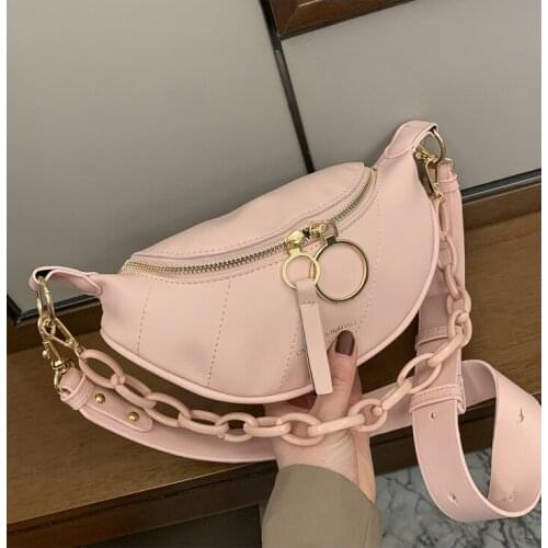 Popular this year 2021 new summer female fashion alar package of ladle web celebrity chain worn single shoulder bag