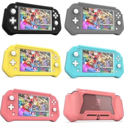 Shockproof Detachable Protective Case Screen Shell Protector Cover with Anti-Scratch Hand Grip For Nintendo Switch Lite Console