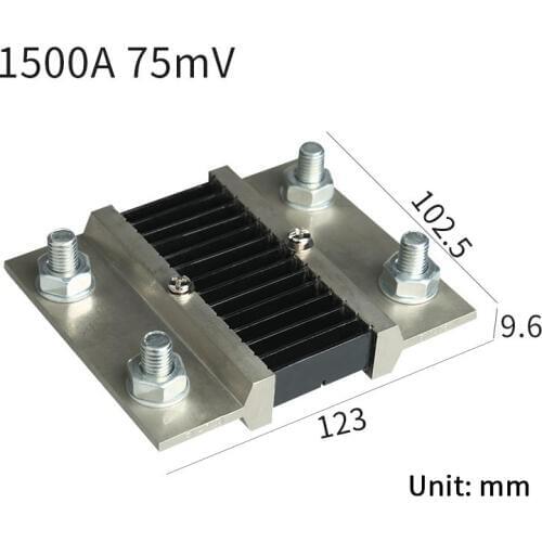 1PCS External Shunt FL-2B 1500A/75mV Current Meter Shunt resistor For digital ammeter amp voltmeter wattmeter