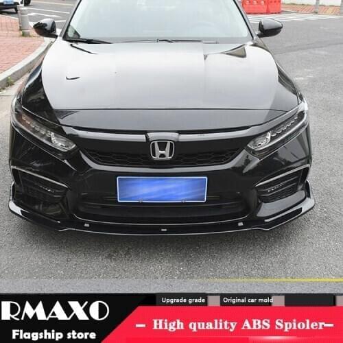 For Honda INSPIRE Body kit spoiler 2018-2019 For INSPIRE ABS Rear lip rear spoiler front Bumper Diffuser Bumpers Protector