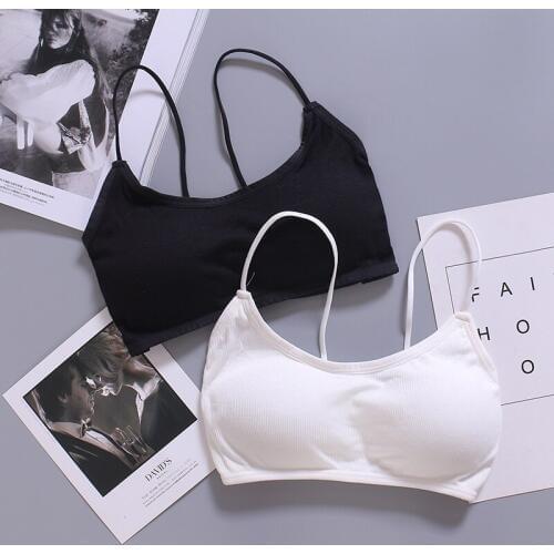 EFINNY Women Wireless Bra Tops Push Up Padded Underwear Bralette Sexy Lingerie Confortable Narrow Shoulder Strap Bras