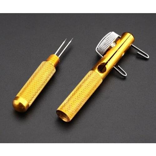 1PCS Double-Headed Needle Knots Tie Loop Tyer Tools Kit Fishing Line Knotter Tying Fishhook Needle Fishing Tool