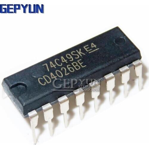 10PCS CD4026BE CD4026 DIP DIP16 Gepyun