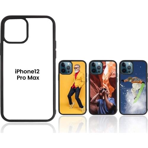 10pcs Sublimation Blank phone cover rubber TPU case for iphone 6s 7 8 11 xr 12mini pro max x xsmax with Aluminum inserts