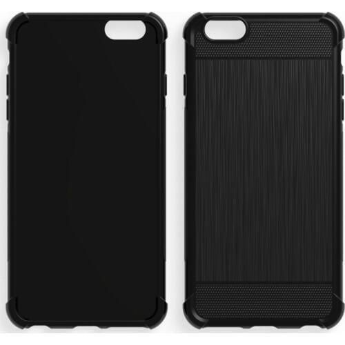 100pcs/lot.brush pattern transparent Shockproof Anti-skid TPU Gel Skin soft Case Cover For iPhone 6 plus/6s plus