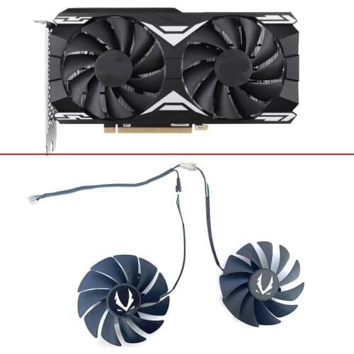 2PCS 89MM GA92S2U 12V 0.46A 4PIN RTX 3060 Cooling Fans For ZOTAC GAMING GeForce RTX 3060 Ti Twin Edge ZT-A30610E-10M Graphics
