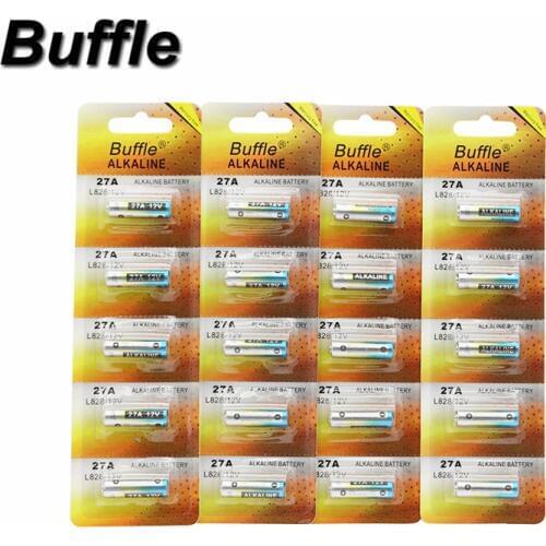 20pcs/4pack A27 12V Dry Alkaline Battery 27AE 27MN Car Parking Lock Alarm Remote Watch Toys Calculator Cell Batteries