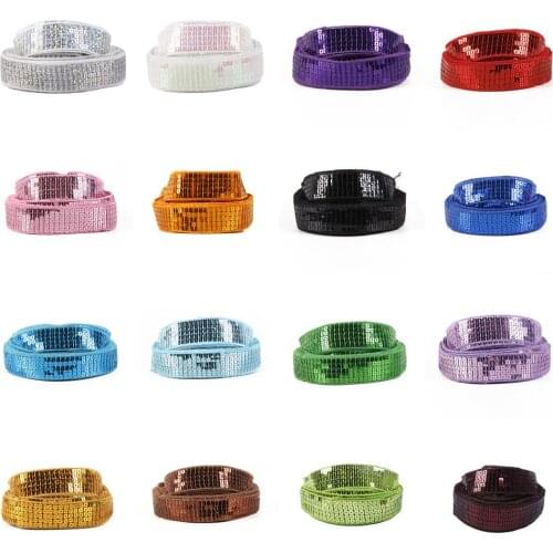 20 Yard Sewing Ribbon 25mm Sequin Ribbon Sewing Fabric,Gift Packaging Belt Ribbon Tapes for Party Decorations DIY Gift,20Yc18128