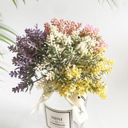 6/pcs Colorful Dried Flowers Small Natural Dried Floral Plants Mini Real Bouquets Home Decoration Photography Props Art Craft