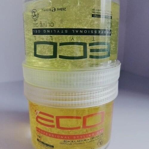 9.06oz /268ml American ECO Styling Hair Eco Style Gel, Olive Oil Gel