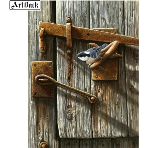 Diamond painting sparrow bird picture home decoration full square drill 3d diamond embroidery set mosaic rhinestone wall sticker