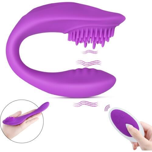 Erotic U Type Vibrator G Spot Clit Stimulator Sexo Anal Vibrator Vagina Massage Masturbator Adult Sex Toys for Women Sex Shop