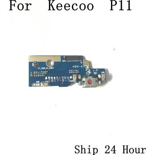 Keecoo P11 Used USB Plug Charge Board + Vibration Motor For Keecoo P11 Repair Fixing Part Replacement Free Shipping